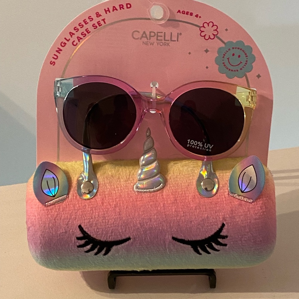 Capelli of New York Rainbow Sunglasses with Plush Case